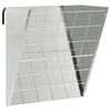 vidaXL Feeder pentru F&acirc;n Suspendat Argintiu 61 x 33 x 66 cm