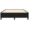 vidaXL Cadru de pat fără saltea, negru, 140x200 cm, textil