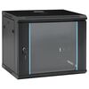 vidaXL Dulapuri server cu depozitare Black 600 x 450 x 510 mm Oțel