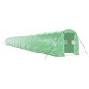 vidaXL Seră cu cadru din oțel, verde, 48 m&sup2;, 24x2x2 m