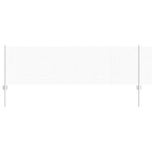 vidaXL Gard din plasă sudată cu st&acirc;lpi 10 x 0,6 m Oțel Galvanizat