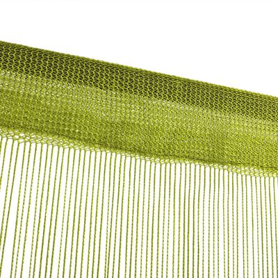 vidaXL Draperii cu franjuri, 2 buc., 100 x 250 cm, verde