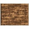vidaXL Cadru de pat cu depozitare Stejar fumuriu 135 x 190 cm