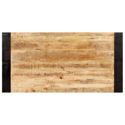 vidaXL Masă de bucătărie, 140x70x76 cm, lemn masiv de mango nefinisat