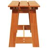 vidaXL Bancă de exterior Maro 119 x 47 x 35 cm Lemn de pin masiv