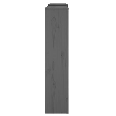 vidaXL Mască pentru calorifer, gri, 210x21x85 cm, lemn masiv de pin