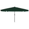 vidaXL Parasol de Grădină 395 x 395 x 245 cm Poliester Rotund Verde