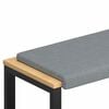 vidaXL Perna pentru bancă Țesătură Gri deschis Ad&acirc;ncime 35 cm