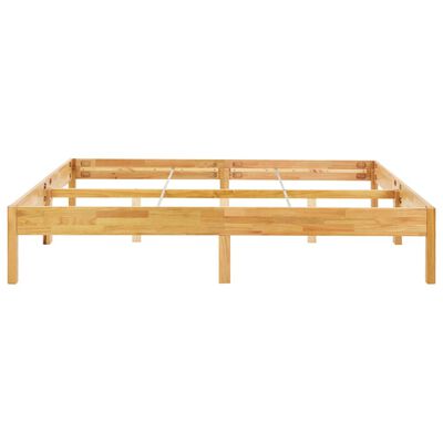 vidaXL Cadru de pat, 200 x 200 cm, lemn masiv de stejar
