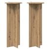vidaXL Suport pentru plante 2 buc. Stejar Artizanal &Oslash;40 x 100 cm