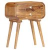 vidaXL Noptieră, 43 x 30 x 58 cm, lemn masiv de mango