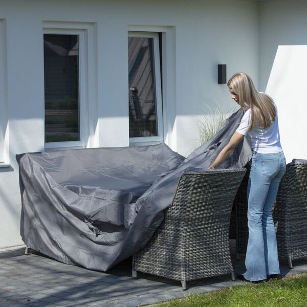 Madison Husă mobilier de exterior, gri, 180 x 190 x 85 cm