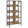 vidaXL Raft pentru cărți 8 niveluri 82 x 32 x 144,5 cm Lemn prelucrat