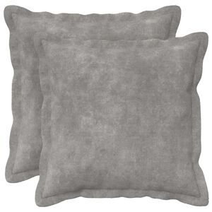 vidaXL Pernă 2 buc. HOUTEN Gri deschis 30 x 30 cm