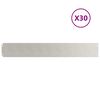 vidaXL Borduri de gazon 30 buc 15x103 cm Oțel inoxidabil
