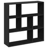 vidaXL Bibliotecă/separator cameră negru 102x29x103,5 cm lemn