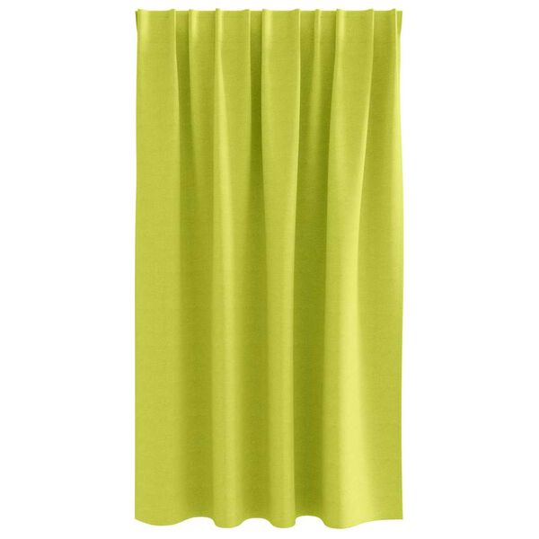 vidaXL Perdele Opaque cu Inel 2 pcs Verde 140 x 140 cm Poliester