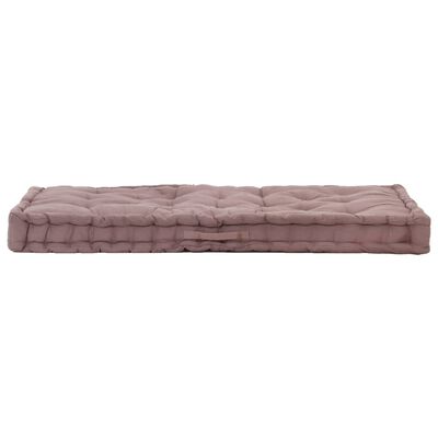 vidaXL Pernă podea canapea din paleți, gri taupe, 120x80x10 cm bumbac