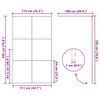 vidaXL Zid de duș walk-in Auriu 115 x 195 cm sticlă securizată