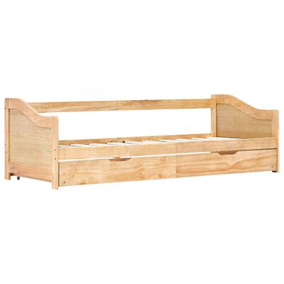 vidaXL Cadru pat canapea, extensibil, 90 x 200 cm, lemn de pin