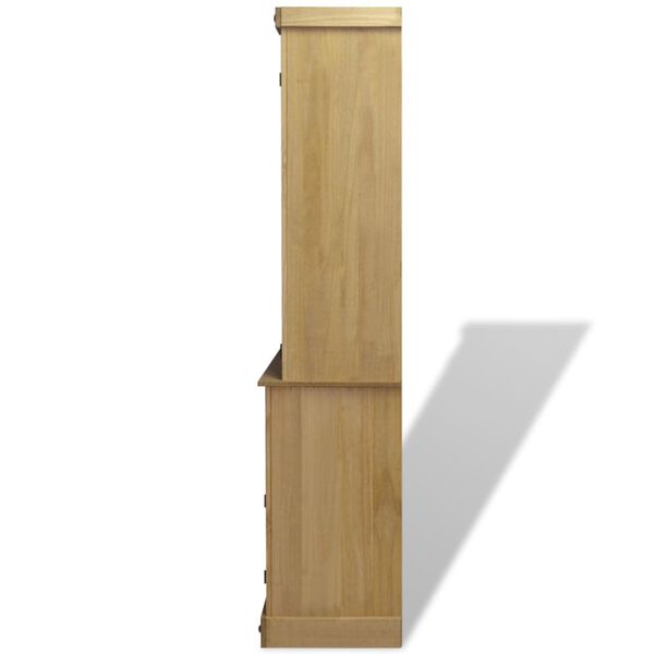 vidaXL Bufet și dulap din pin mexican, colecție Corona