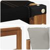 vidaXL Set de canapele de exterior Lemn solid de Acacia și Textilene