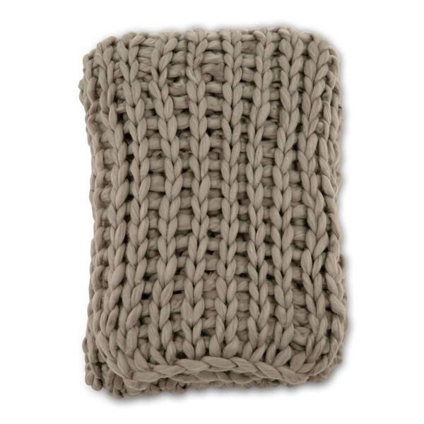 Venture Home Pătură &bdquo;Kate&rdquo;, 170x130 cm, maro, poliester