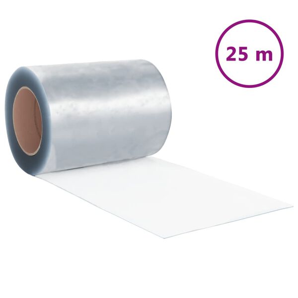 vidaXL Rolă de perdea din benzi, 2,6 mm x 300 mm, PVC, 25 m