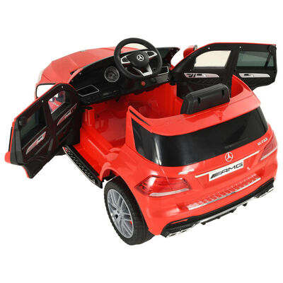vidaXL Mașinuță copii Mercedes Benz GLE63S, roșu, plastic