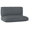 vidaXL Set de perne pentru palet Material Oxford Antracit