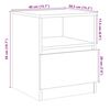 vidaXL Noptiere, 2 buc., stejar artizanal, 40x40x50 cm, lemn prelucrat
