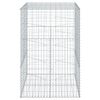 vidaXL Coș gabion cu capac, 100x100x150 cm, fier galvanizat