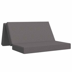 vidaXL Canapea Pat Pliabilă 120 x 67 x 45 cm Gri deschis
