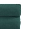 vidaXL Scaune de bucătărie, 2 buc., verde închis, material textil