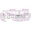 vidaXL Set de canapele de exterior 7 pcs Gri natural și deschis