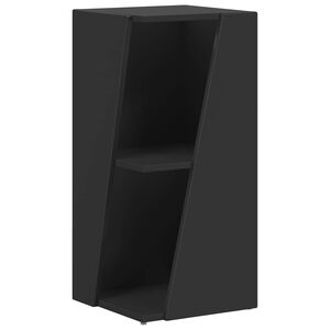 vidaXL Raft lateral Negru 33 x 32 x 70,5 cm Lemn compozit