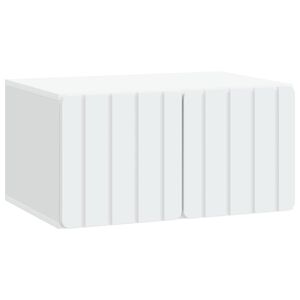 vidaXL Oglindă TV montată pe perete 59,5 x 41 x 30 cm Alb