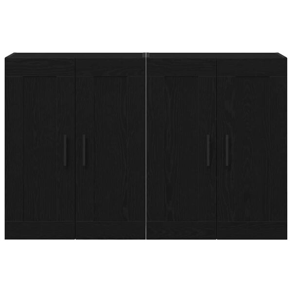 vidaXL Cabinet suspendat Pe perete 2 pcs Lemn vechi 69,5 x 34 x 90 cm