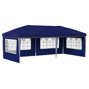 vidaXL Cort de Petrecere Pop-up 575 x 289 x 245 cm albastru
