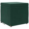 vidaXL Taburet Verde &icirc;nchis 41 x 41 x 40 cm
