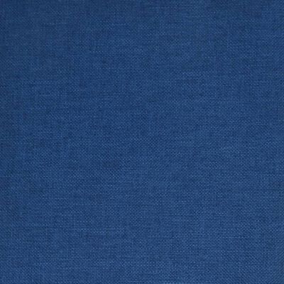 vidaXL Scaune de sufragerie pivotante, 6 buc., albastru, textil