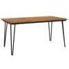vidaXL Masă grădină picioare formă ac de păr 160x80x75 cm, lemn acacia