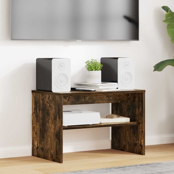 vidaXL Cabinet TV Stejar fumuriu 60 x 35 x 40 cm Lemn compozit