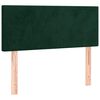 vidaXL Tăblie de pat, verde &icirc;nchis, 100x5x78/88 cm, catifea