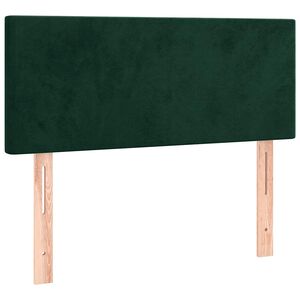 vidaXL Tăblie de pat, verde &icirc;nchis, 100x5x78/88 cm, catifea