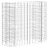 vidaXL Strat &icirc;nălțat gabion, 120x50x100 cm, fier galvanizat