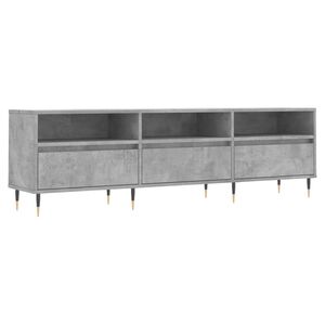 vidaXL Comodă TV, gri beton, 150x30x44,5 cm, lemn prelucrat