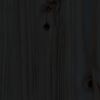 vidaXL Pat de zi, negru, 90x190 cm, lemn masiv de pin