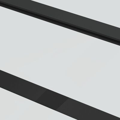 vidaXL Ușă glisantă cu set feronerie, 76x205 cm, sticlă ESG/aluminiu