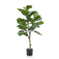 Emerald Ficus artificial Lyrata 90 cm